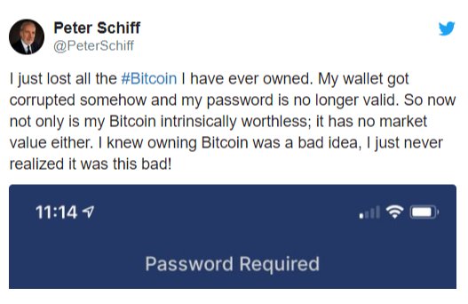 ‘피터 쉬프’ 워렌 버핏 제치고 가장 우둔한 비트코인 비보유자에 선정