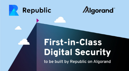 알고랜드, ‘리퍼블릭’의 디지털 자산 발행 지원