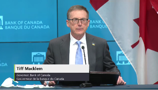 캐나다 기준금리 0.5%포인트 인상 … 대차대조표 축소