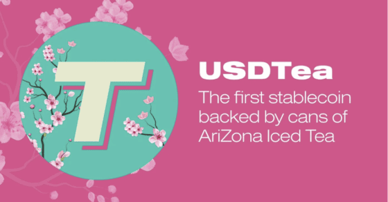 ‘아리조나 아이스티’ 가격과 연동되는 스테이블 코인 ‘USDTea’ 출시