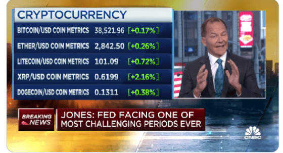 지적 자본의 암호화폐 유입으로 비트코인 미래 밝아 – 폴 튜더 존스