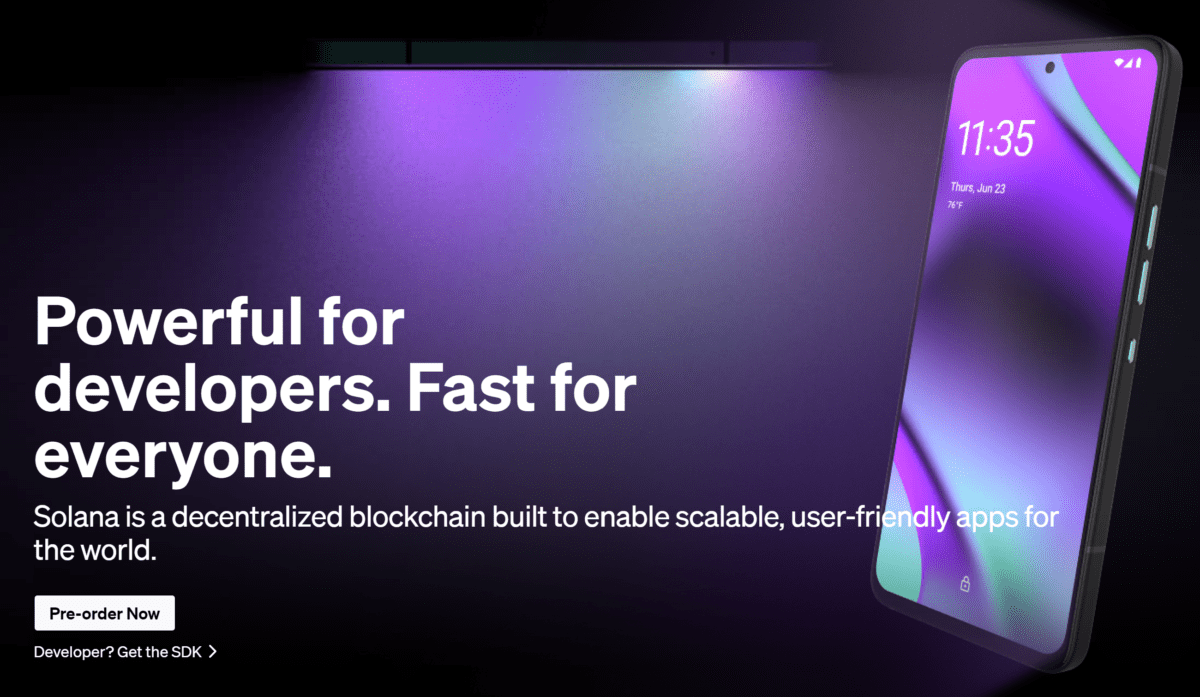 솔라나, 자체 휴대폰 ‘사가’ 다음주 출시 소문 솔라나, 자체 휴대폰 ‘사가’ 다음주 출시 소문