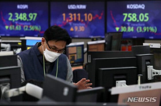 떨어진 美 물가에 안도…코스피 , 1%대 상승 마감(종합)