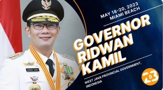 인도네시아 서부 자바 주지사, ‘비트코인 2023’ 마이애미에서 비트코인 채택 정책 설명