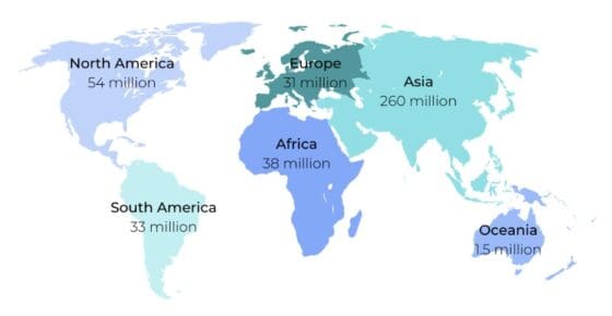 “전세계 암호화폐 보유자 4.2억명, 한국 약 4%…2025년까지 연평균 56% 성장 전망”–트리플에이