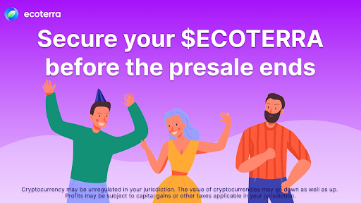 웹3 기술 활용한 친환경 플랫폼, 에코테라 사전 판매 580만 달러 돌파