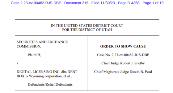 美 법원 “SEC가 뎁박스 소송에서 법원 속였다… 명확한 해명 없으면 법정 제재할 것”