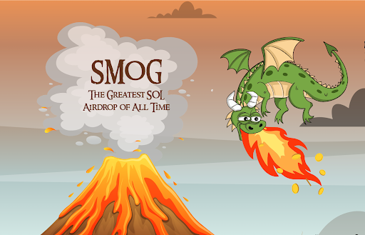 솔라나 기반 밈코인 스모그 DEX 상장 “토큰 보유자 대상 에어드랍 이벤트 계획”