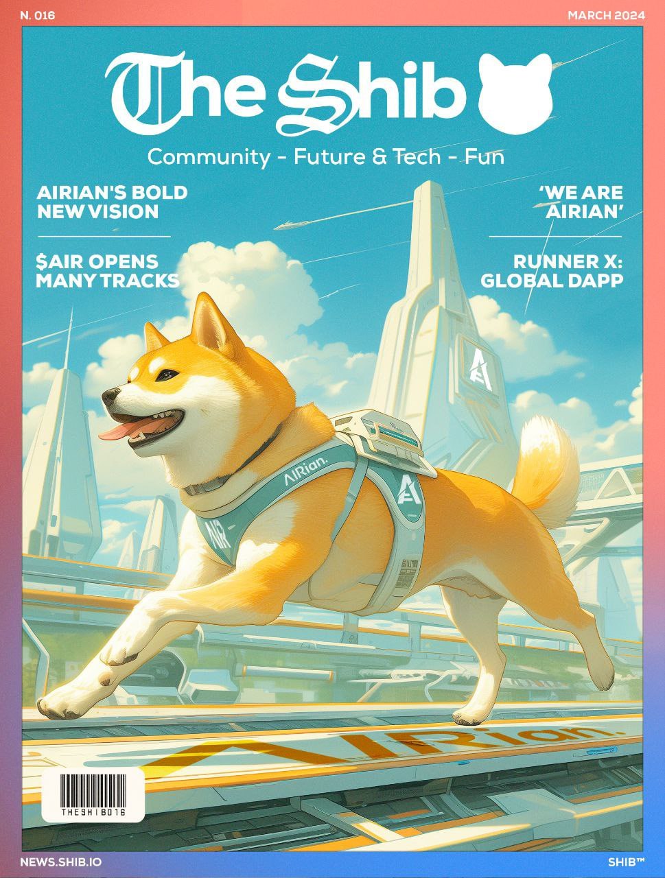 암호화폐 시총 11위 시바이누, 공식 매거진에 웹3 커뮤니티 프로젝트 에어라이언 언급 암호화폐 시총 11위 시바이누, 공식 매거진에 웹3 커뮤니티 프로젝트 에어라이언 언급