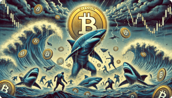 [주요 뉴스] 비트코인 6만 달러 아래로 하락에도 상어·고래 투자자 자산 굳건