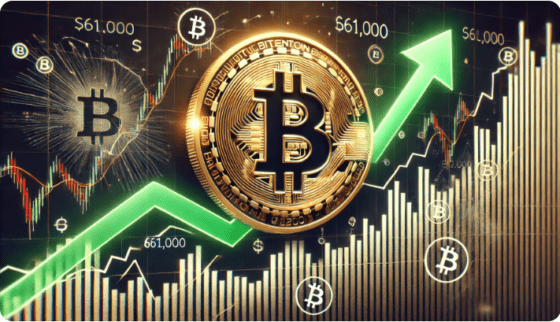 [주요 뉴스] 비트코인 화요일 $61K 일시 돌파는 단기 고점 가능성 … 바이낸스 거래량 패턴 분석