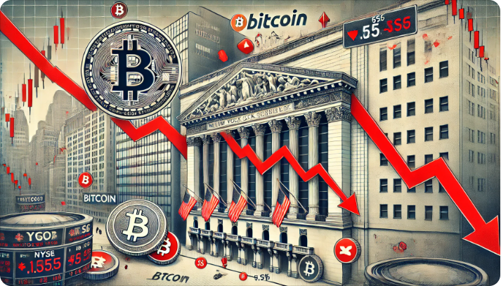 [주요 뉴스] 뉴욕 증시 급락, 암호화폐 시장 낙폭 확대