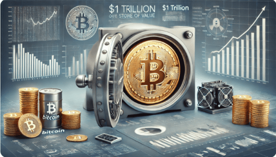 [주요 뉴스] 비트코인, 저장 가치 1조 달러 돌파 … 글로벌 금융 역할 강화