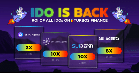 [주요 뉴스] 수이 블록체인 IDO 시장 급성장, 터보스 파이낸스 주목