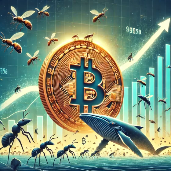 비트코인 10.5만 달러 돌파, 그러나 개미 투자자는 감소 그 이유는?