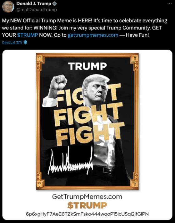 [주요 뉴스] 트럼프와 머스크 설전, 암호화폐 밈코인 거래 급증