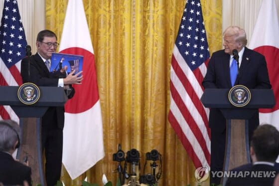 “미일, 이달 중순 G7 직전 美서 정상회담 검토…관세 집중 협의”