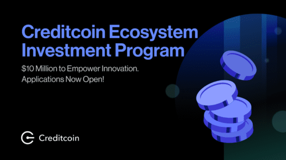 [주요 뉴스] 크레딧코인, 1000만 달러 규모 생태계 투자 프로그램 출범