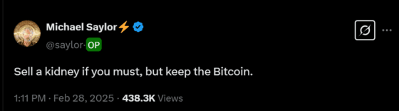 [주요 뉴스] 마이클 세일러, 비트코인 투자 강력 추천 논란