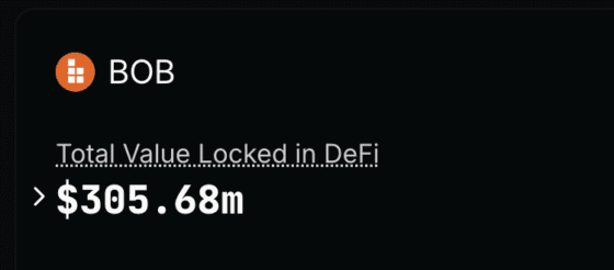 [주요 뉴스] 비트코인 기반 레이어2 솔루션 비오비, TVL 3억 달러 돌파