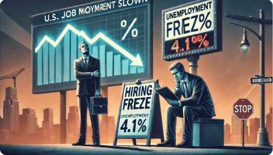 美 2월 고용 증가, 전망치 소폭 하회…실업률은 4.1%로 상승(종합)