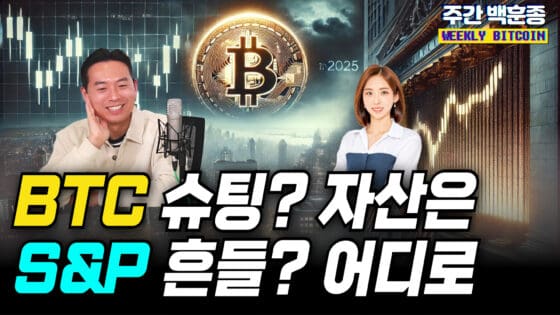 [영상] 미국 주식 vs. 비트코인, 2025 생존 전쟁, 자산 어디에 둘까 (백훈종, 이현지)