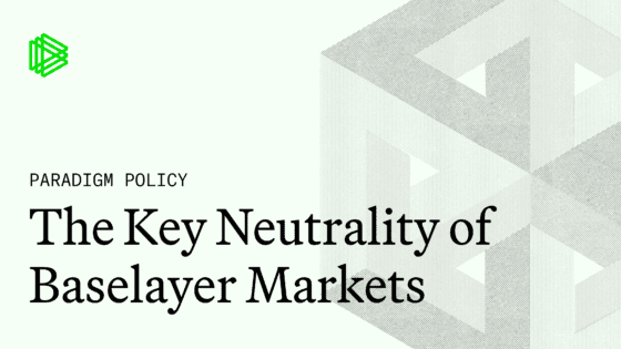 [주요 뉴스] 패러다임, MEV 옹호 보고서 발표…기존 금융 규제 적용 어려워