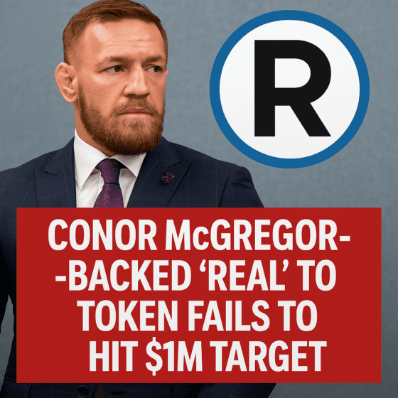 [주요 뉴스] 전 UFC 챔피언 코너 맥그리거 홍보 ‘리얼 토큰’ 목표 달성 실패, 투자자 전액 환불