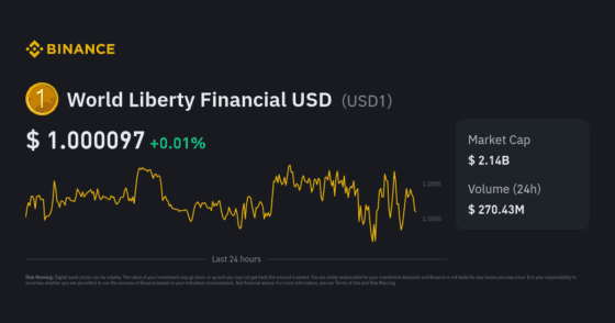 [주요 뉴스] 바이낸스, 미국 달러 연동 스테이블코인 ‘USD1’ 신규 상장