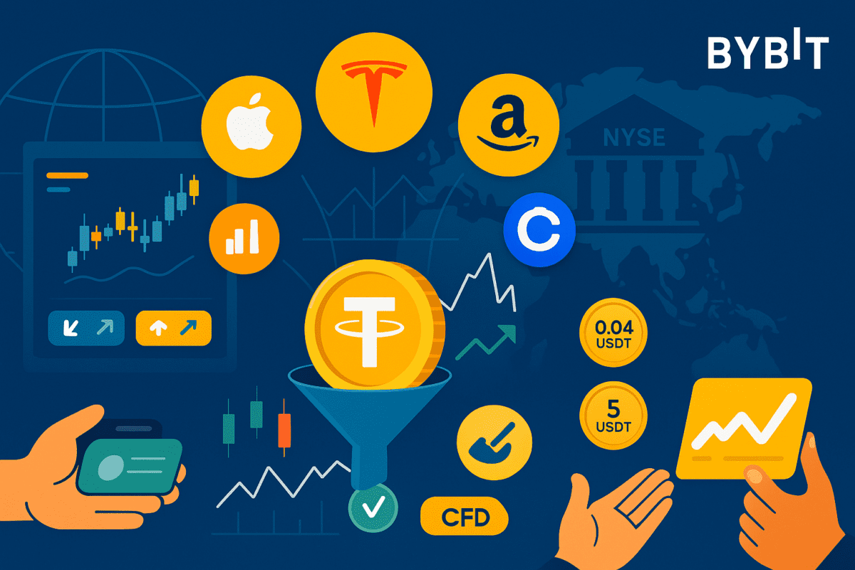 [주요 뉴스] 바이비트, 테더로 78종 글로벌 주식 거래 지원 개시