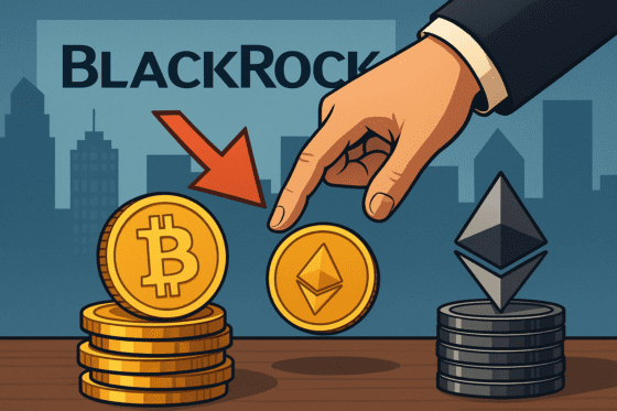 [펀드플로] BTC 대신 ETH 택한 블랙록, 하루 만에 1300억원 유입