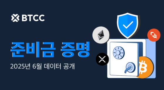 BTCC거래소, 6월 준비금증명(PoR) 135% …모든 자산 업계 기준 초과