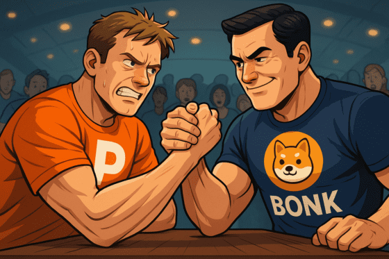 펌프펀 흔들리는 사이⋯ 렛츠봉크, 점유율 55%로 급부상