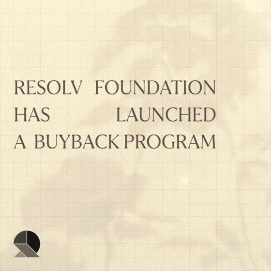리졸브(Resolv), 프로토콜 수익으로 RESOLV 토큰 바이백 시작