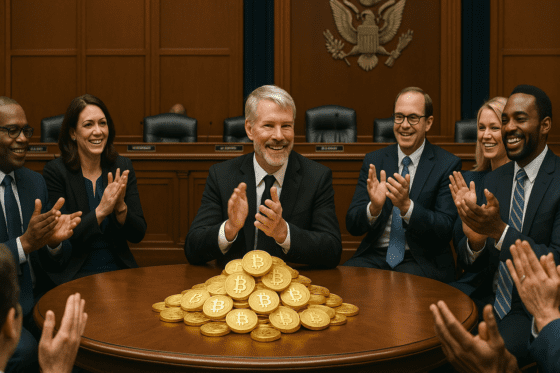 스트래티지·카르다노 등 업계 인사, 美의회 모여⋯비트코인법 지지