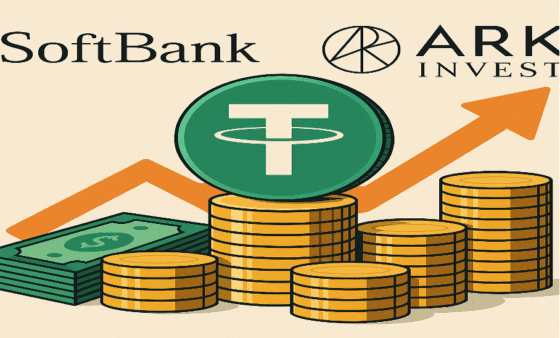 스테이블코인 강자 테더, 지분 매각 추진에⋯소프트뱅크·아크인베스트 눈길