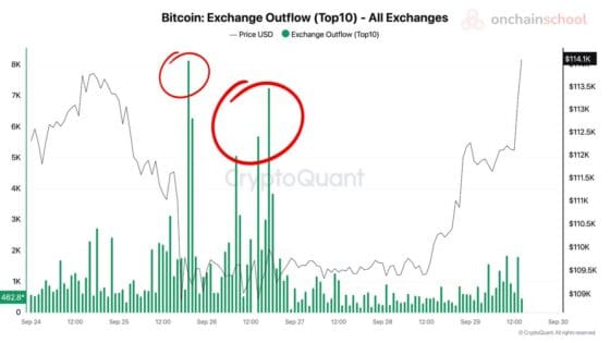 비트코인, 11만4천 달러 회복…매도세 소진 신호 속 ‘업토버’ 기대감 vs 셧다운 불확실성