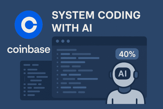 코인베이스, 시스템 코드 40% AI가 작성⋯50% 상향 목표