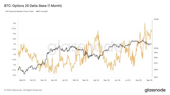 비트코인,11만3천달러 저항…옵션·현물·차트 지표 ‘엇갈린 신호’, 해석은?