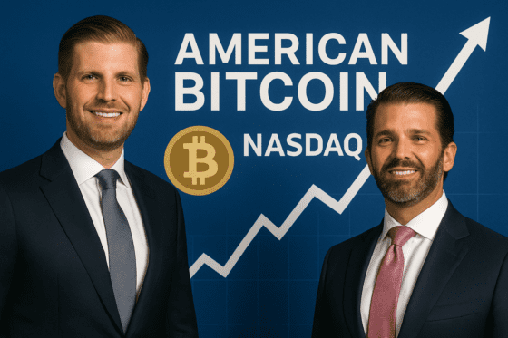 트럼프 아들의 ‘아메리칸 비트코인’, 나스닥 상장 첫날 16% 급등(종합)