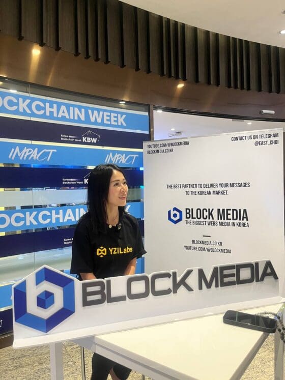 “웹3·AI·바이오 융합 투자로 차세대 혁신 이끈다”- 엘라 장(Ella Zhang) 이지랩스(YZiLabs) 대표 [KBW2025 인터뷰]