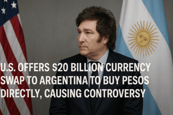 미국, 아르헨티나 금융 지원 본격화…200억 달러 규모 ‘페소 매입’