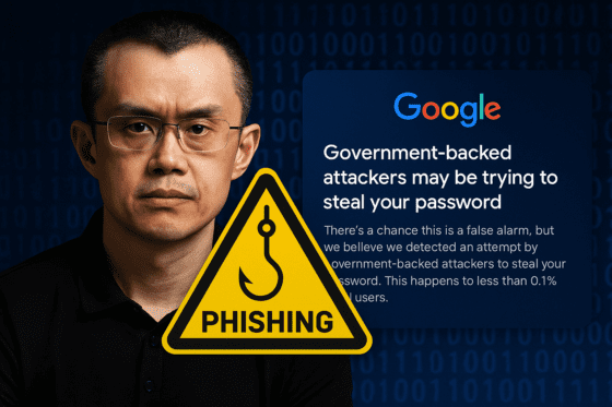 CZ, 구글서 해킹 경고 받아 ⋯ “북한 라자루스 배후 가능성”