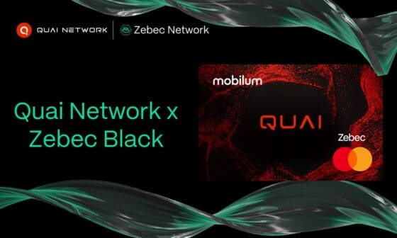 콰이 네트워크, 지벡 카드(Zebec Cards)와 파트너십… ‘QUAI’ 직불 카드 출시