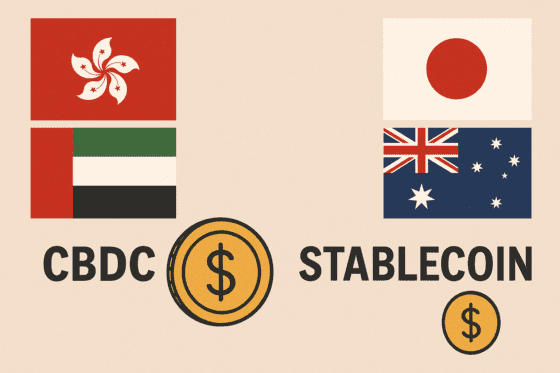 디지털화폐 다른 길 걷다⋯홍콩·UAE CBDC, 일본·호주 스테이블코인