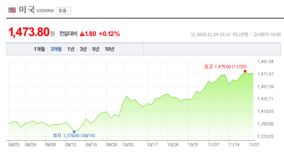 1500원 환율 시대…규제와 금리 차가 부른 ‘디지털 국부 유출’ 현실화
