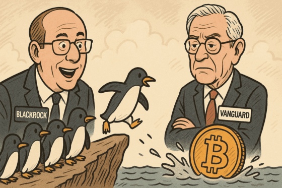 ‘퍼스트 펭귄’ 블랙록 vs ‘보수의 상징’ 뱅가드… 월가의 두 축, 디지털자산을 품다