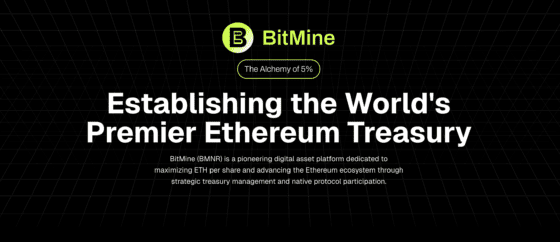 비트마인, 6억500만 달러 규모 ETH 추가 스테이킹… 이더리움 스테이킹 25억 달러 돌파