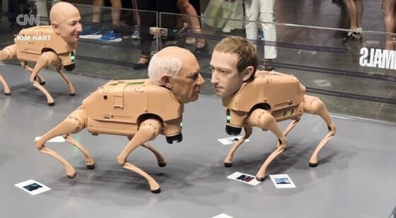 “머스크 얼굴을 한 로봇개” …NFT 예술가 비플, ‘AI도그’ 시리즈로 돌아왔다