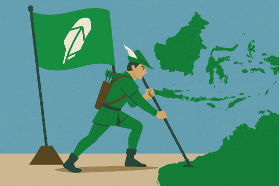 “로빈후드, 1700만 코인 투자자 노린다”…인도네시아 전격 진출